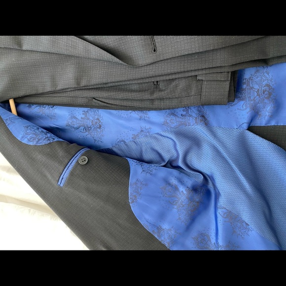 TED BAKER Suit / black / with pants / 36R - Picture 3 of 5